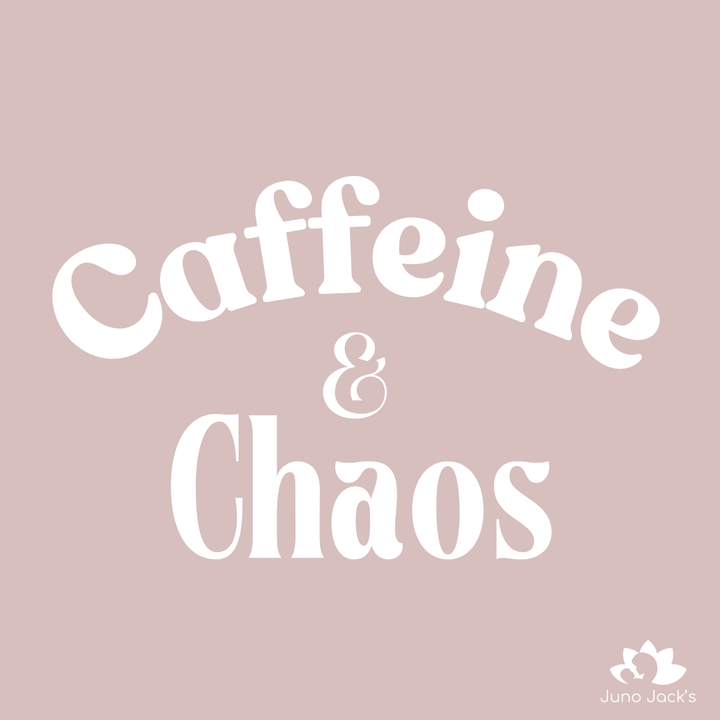 Caffeine & Chaos Embroidered Nursing Sweatshirt