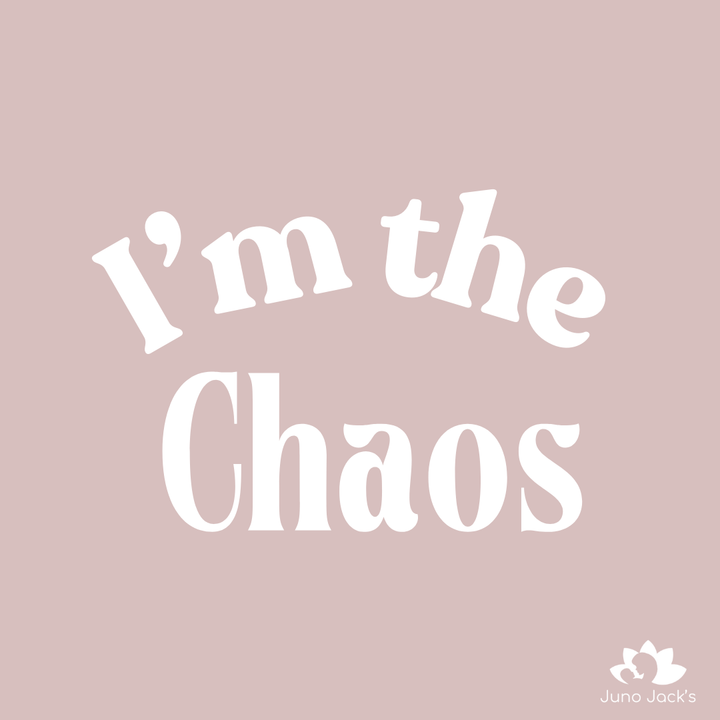 I'm The Chaos Embroidered Kids Sweatshirt