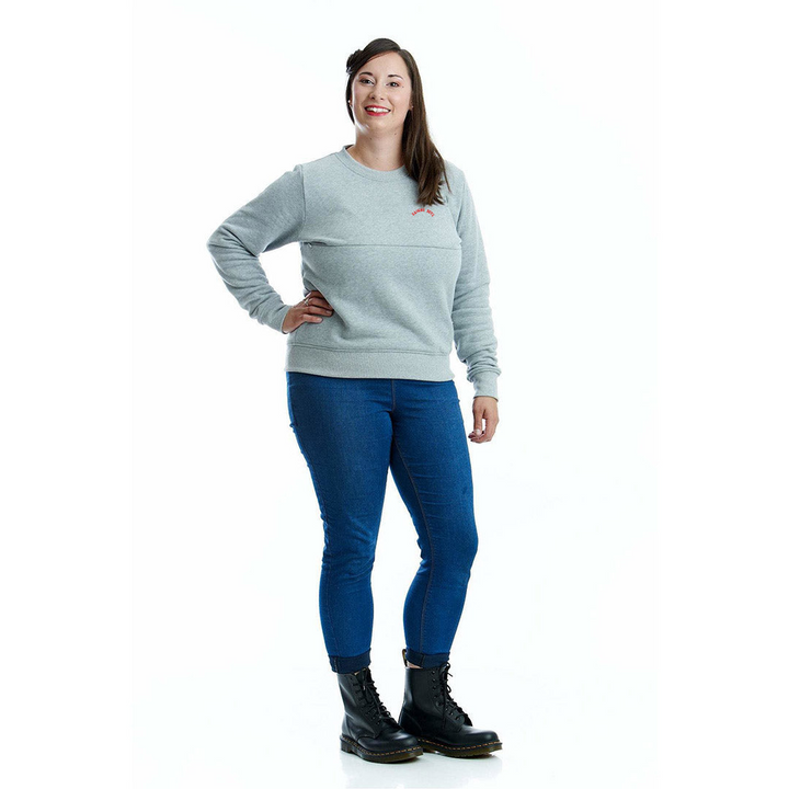 'Raising Boys' Embroidered Nursing Sweatshirt