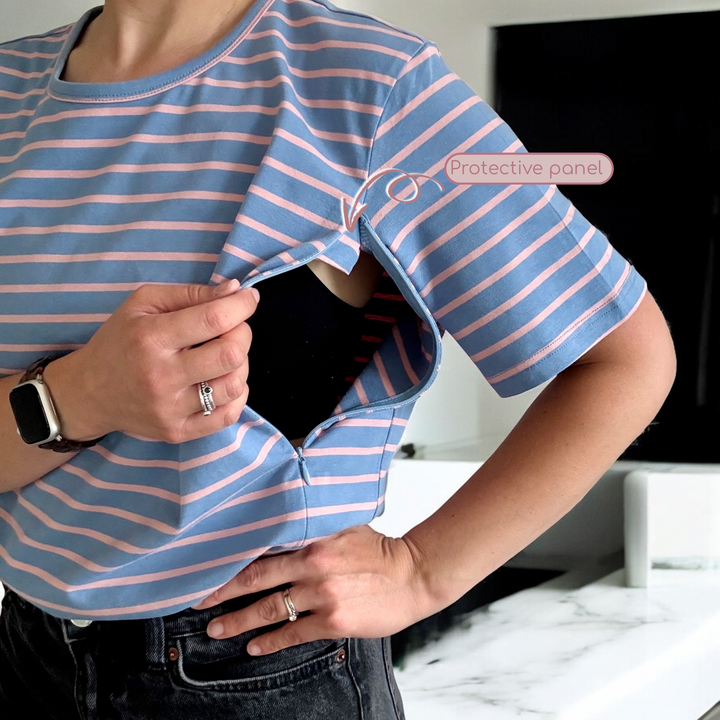 The Bonnie - Loose Fit Nursing Tee