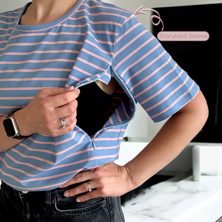 The Bonnie - Loose Fit Nursing Tee