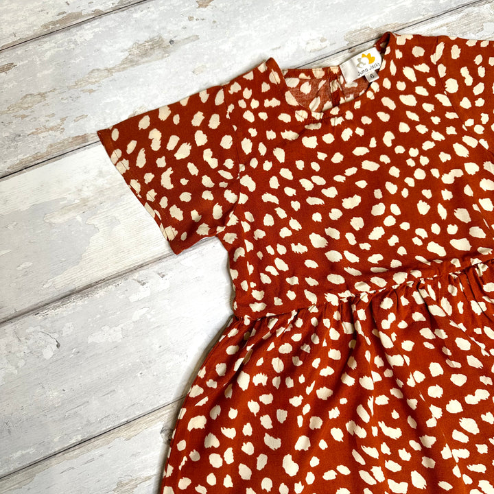 The Frankie Baby/Child Twinning Dress - Fawn Print
