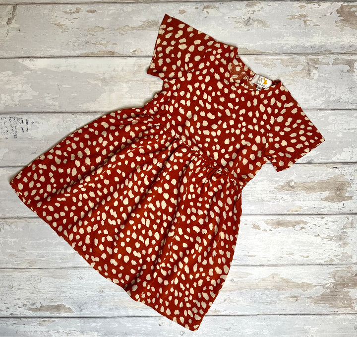 The Frankie Baby/Child Twinning Dress - Fawn Print