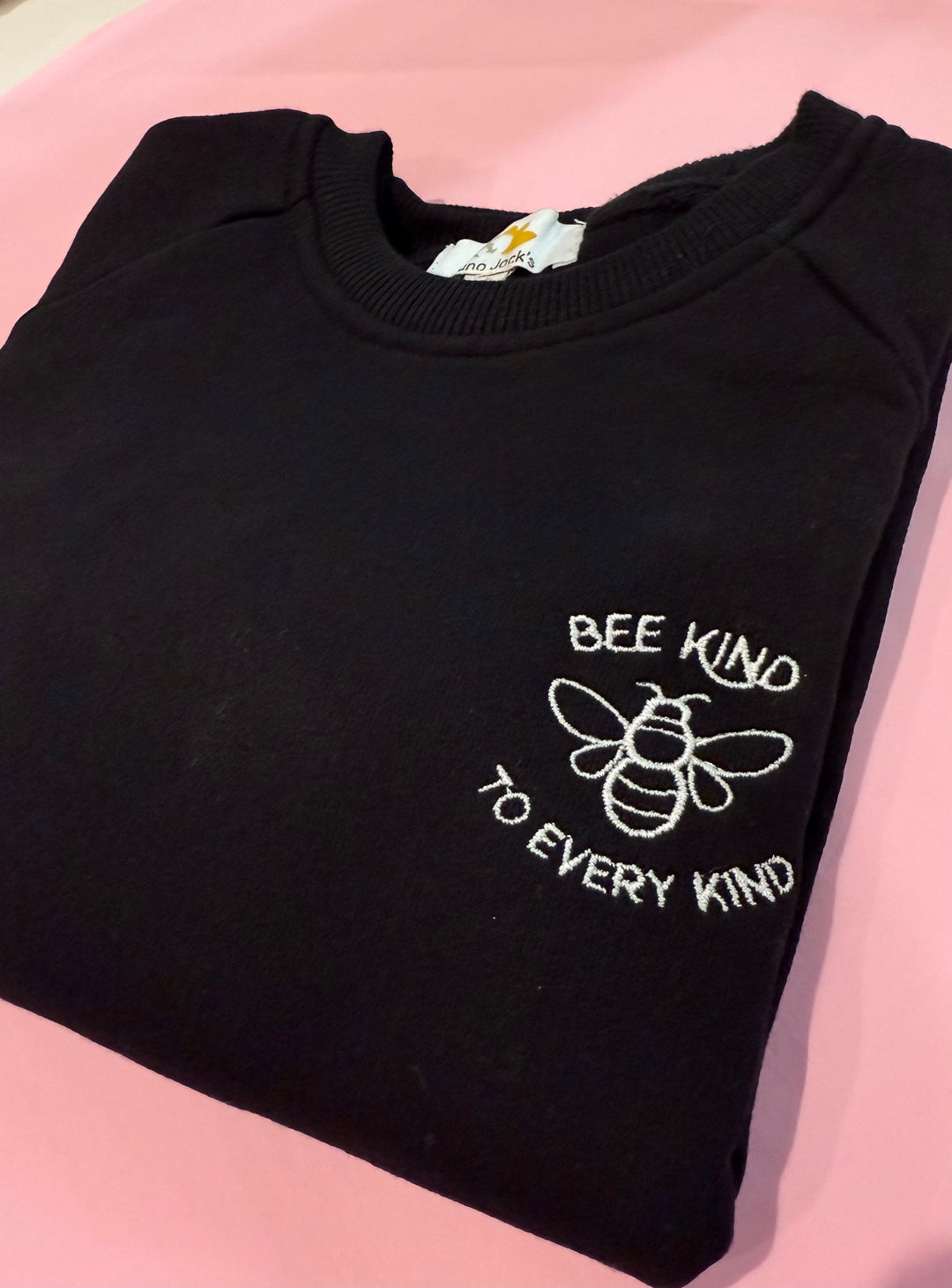 Ready Made - 'BEE KIND' Baby/Child Sweater 5Y