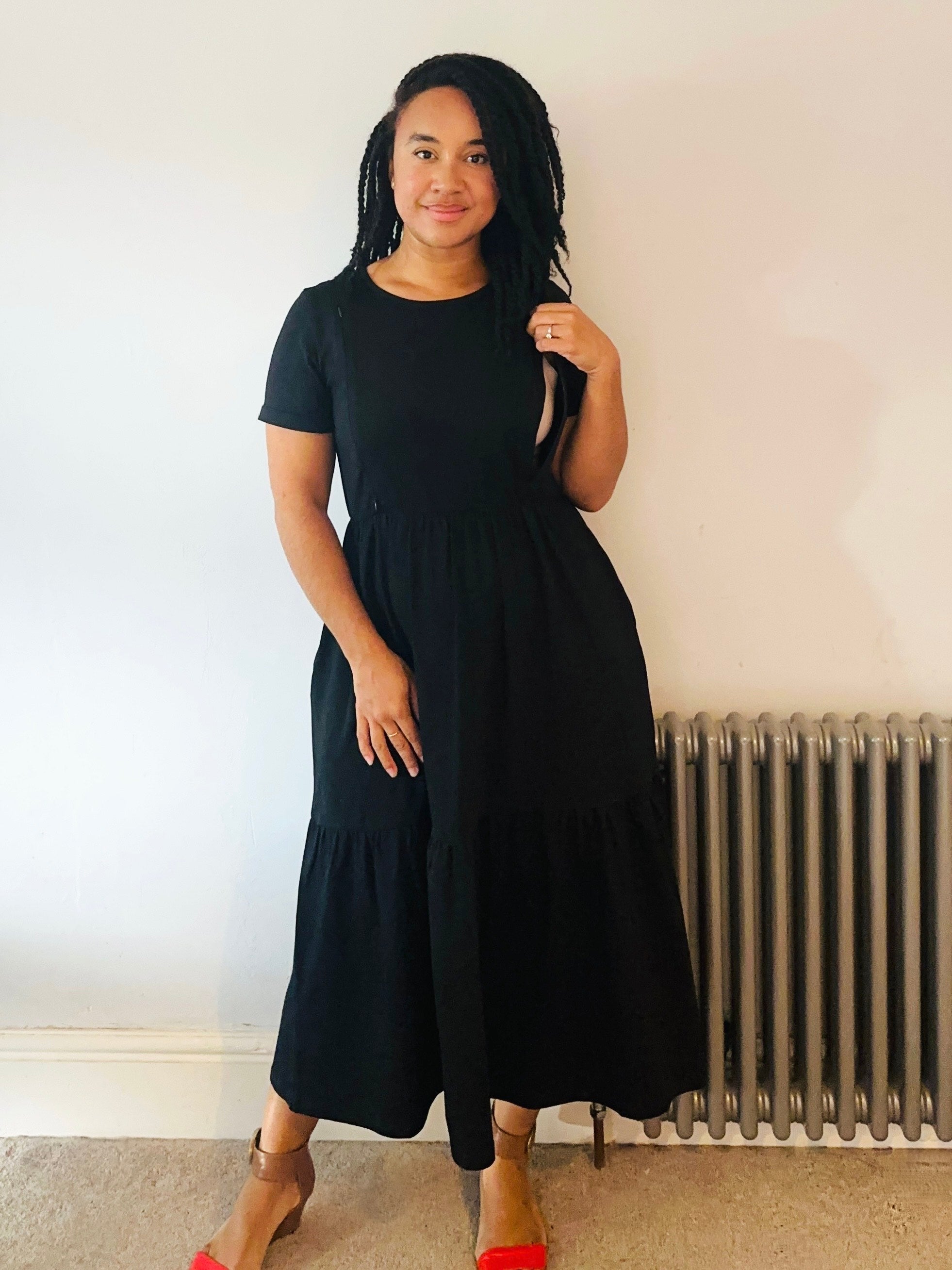 The Fleur Breastfeeding Friendly Smock Dress by Juno Jack's – Juno