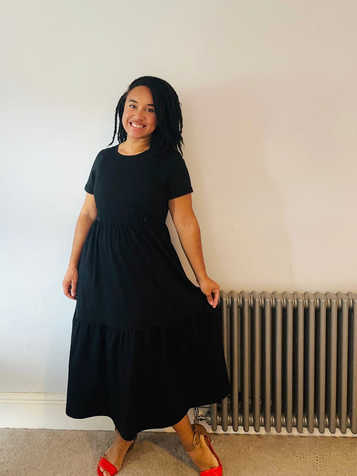 The Fleur Breastfeeding Friendly Smock Dress