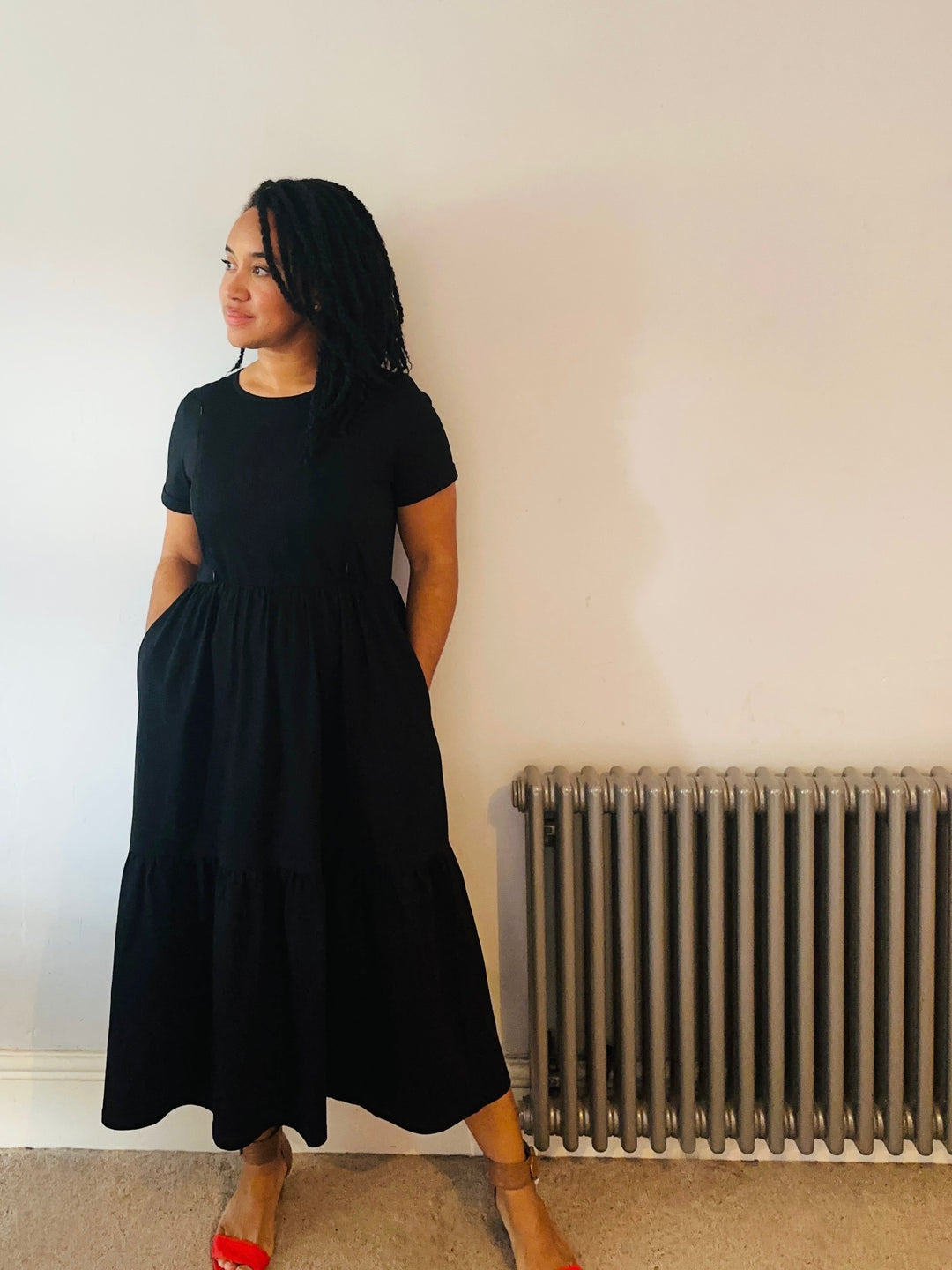 The Fleur Breastfeeding Friendly Smock Dress