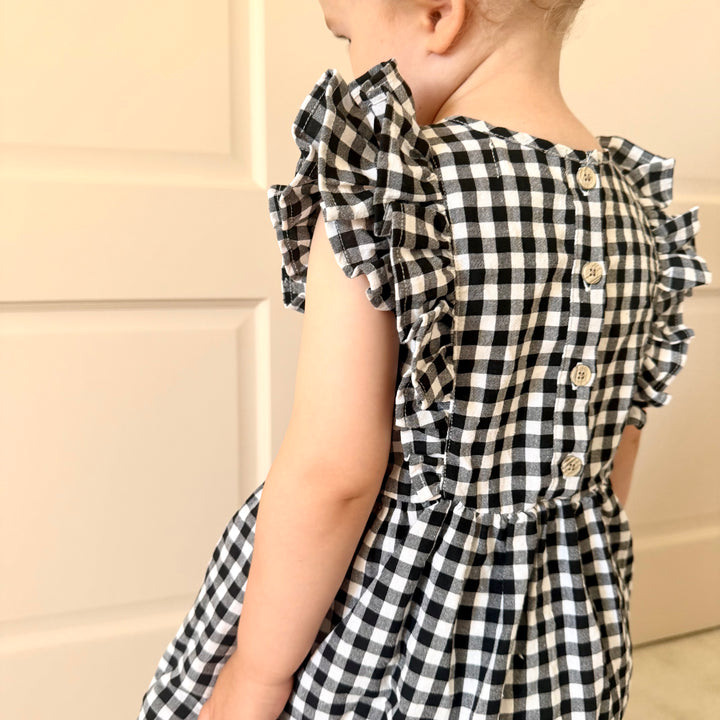 The Winnie Baby & Child Gingham Twinning Dress
