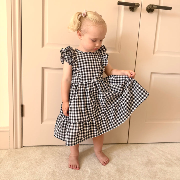 The Winnie Baby & Child Gingham Twinning Dress