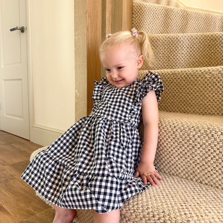The Winnie Baby & Child Gingham Twinning Dress