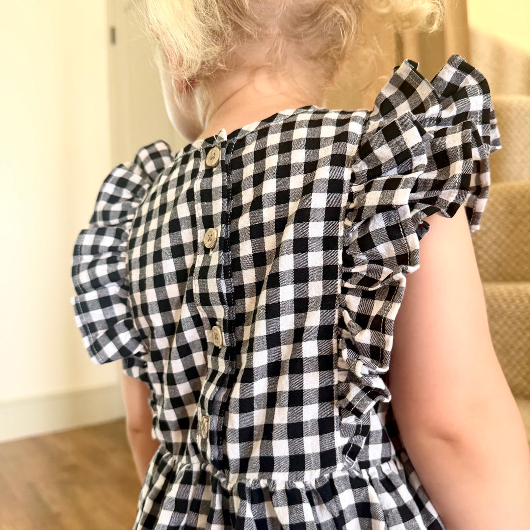 The Winnie Baby & Child Gingham Twinning Dress