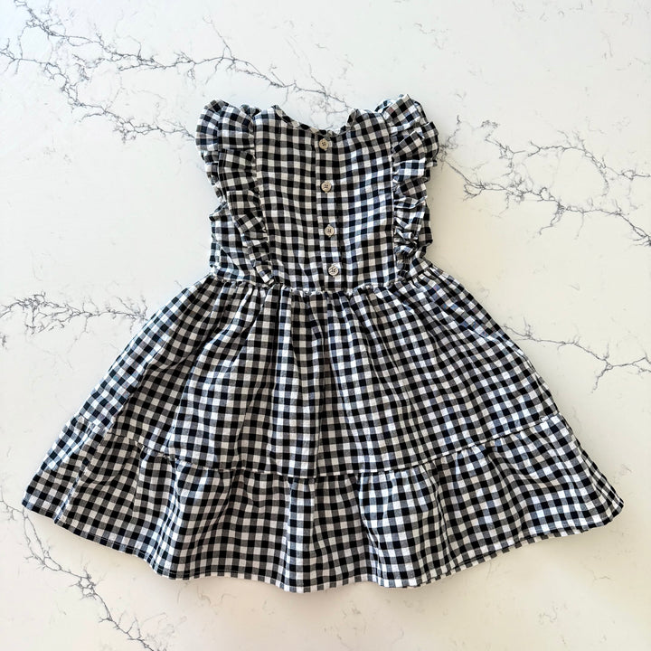 The Winnie Baby & Child Gingham Twinning Dress