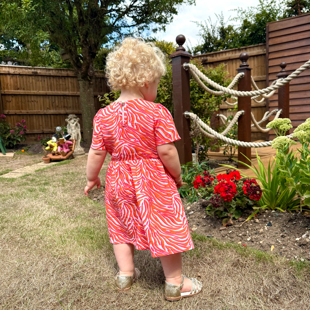 The Frankie Baby/Child Twinning Dress - Wild Ember