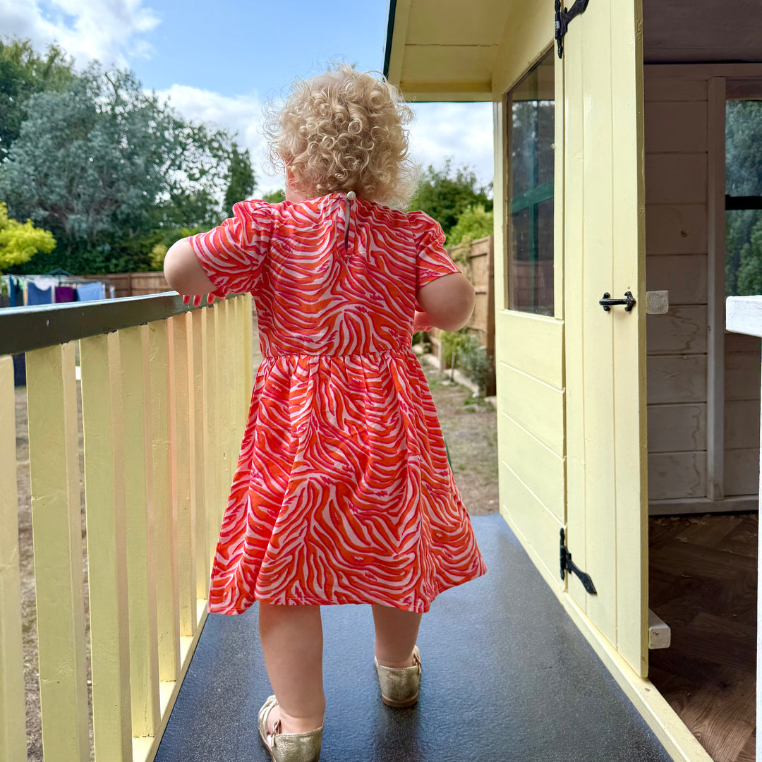 The Frankie Baby/Child Twinning Dress - Wild Ember