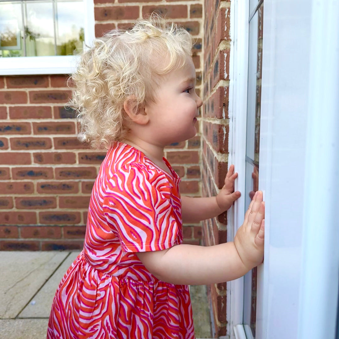 The Frankie Baby/Child Twinning Dress - Wild Ember