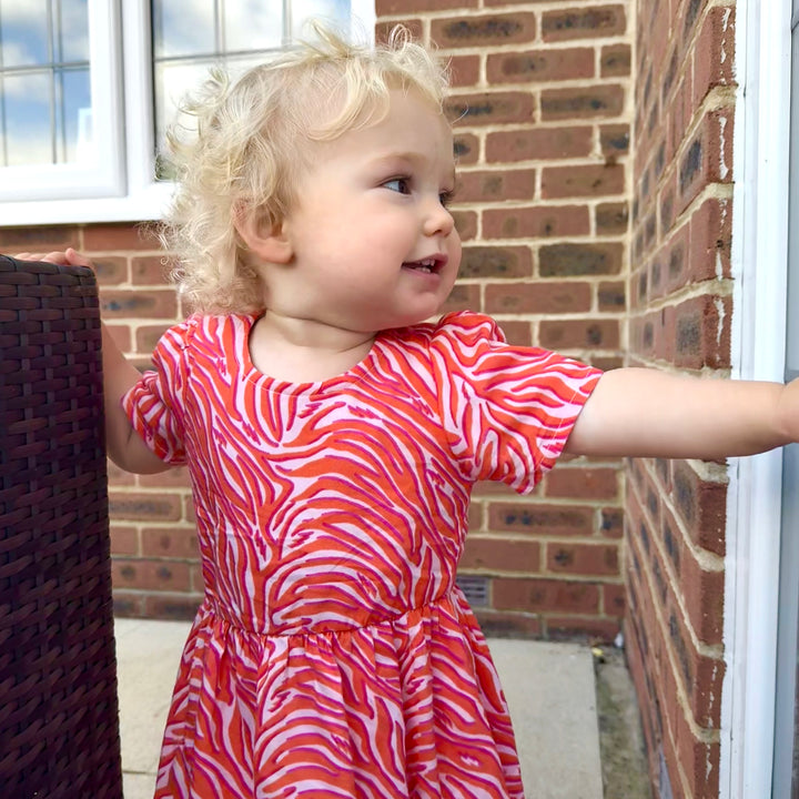 The Frankie Baby/Child Twinning Dress - Wild Ember