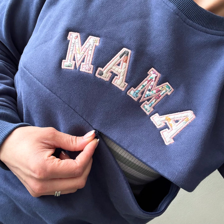 The Phoebe - Keepsake Appliqué Breastfeeding Sweatshirt