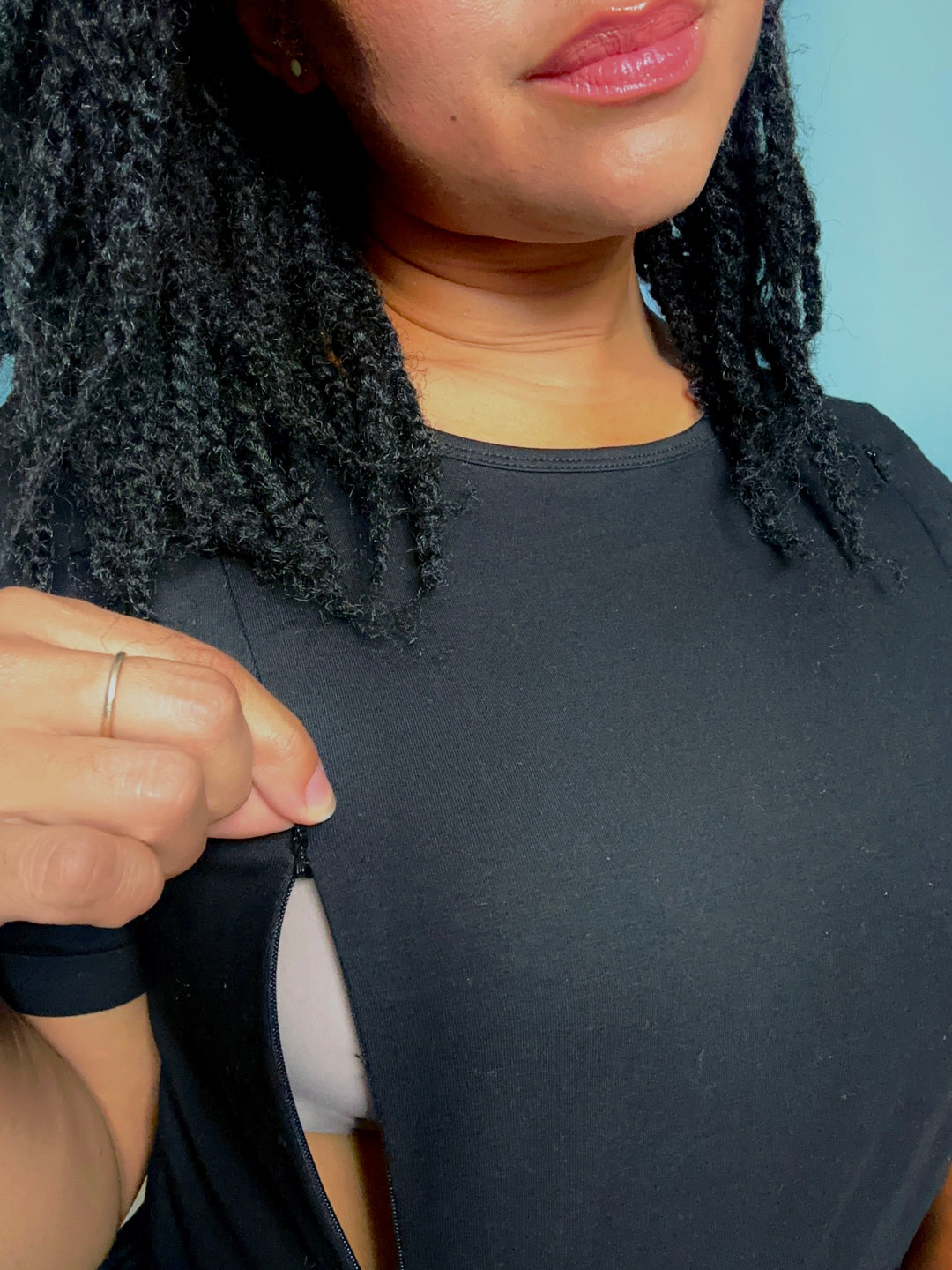 The Fleur Breastfeeding Friendly Smock Dress