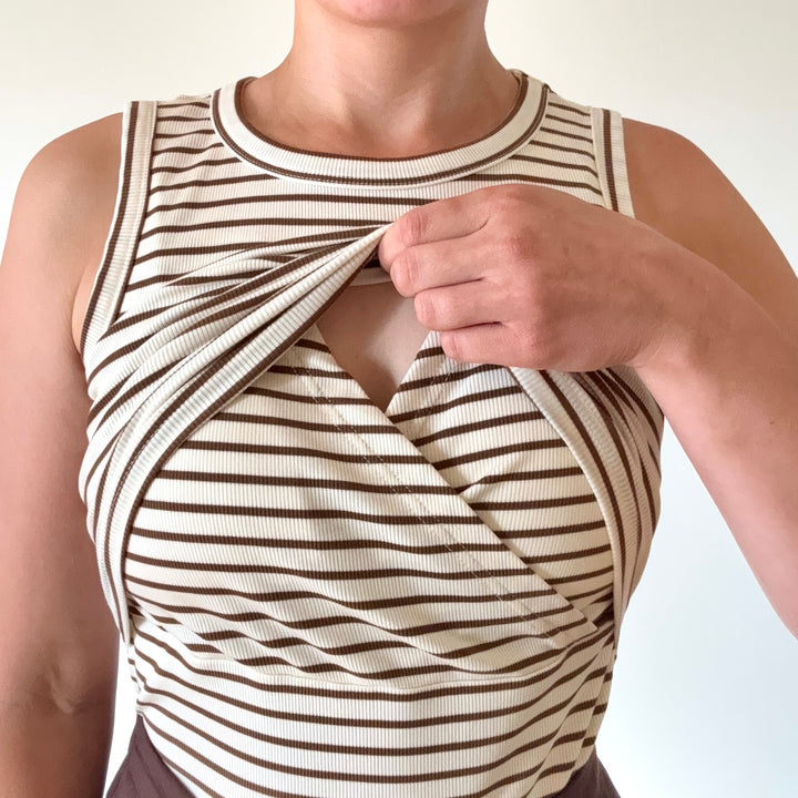 The Ivy Ribbed Nursing Vest