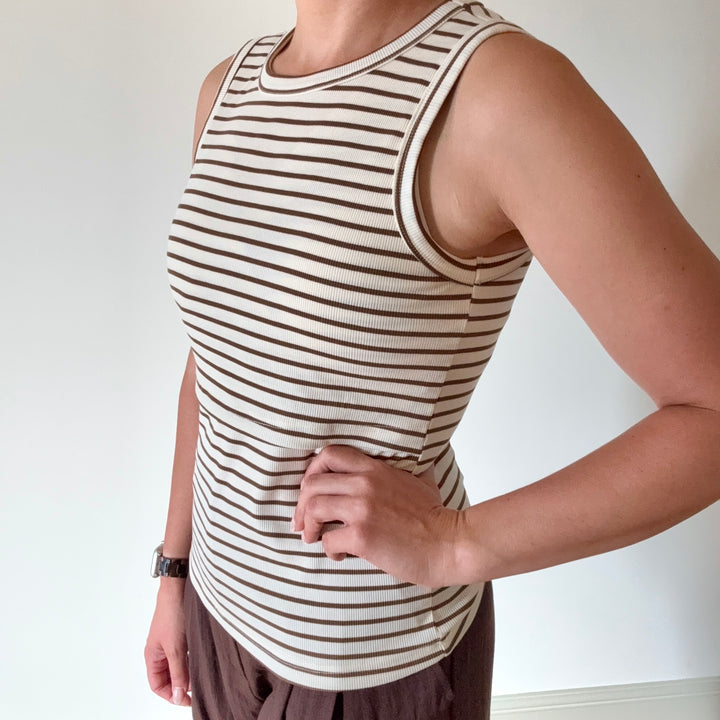 The Ivy Ribbed Nursing Vest