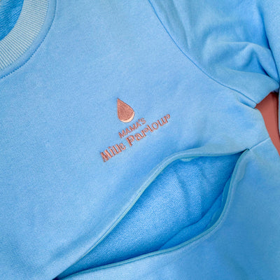 *NEW IN* Mama's Milk Parlour Embroidered Nursing Sweatshirt