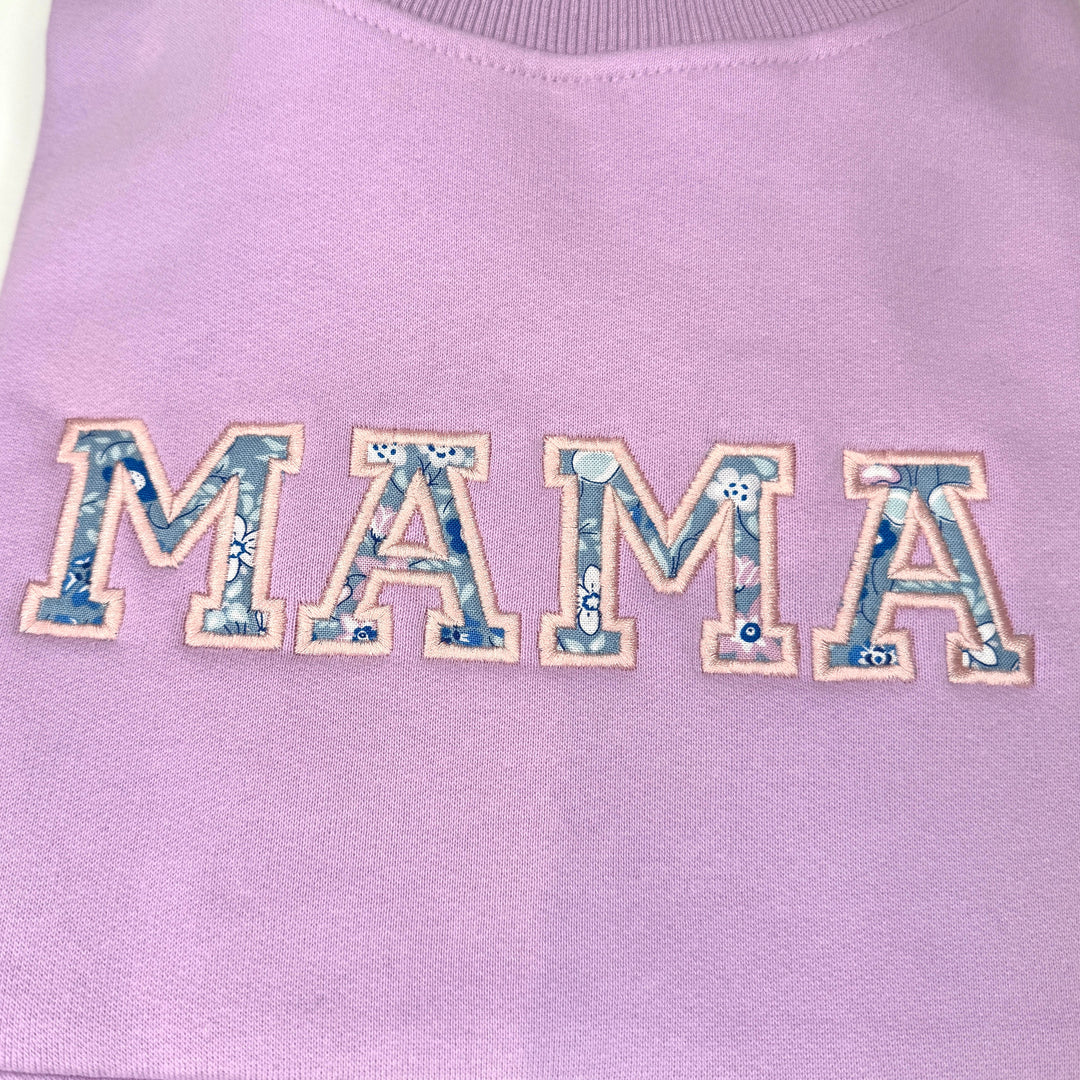Ready Made - Luxury Liberty London Applique Sweater 'MAMA'  XXXL (20)