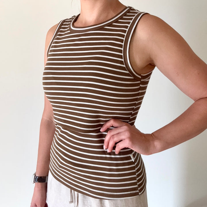 The Ivy Ribbed Nursing Vest