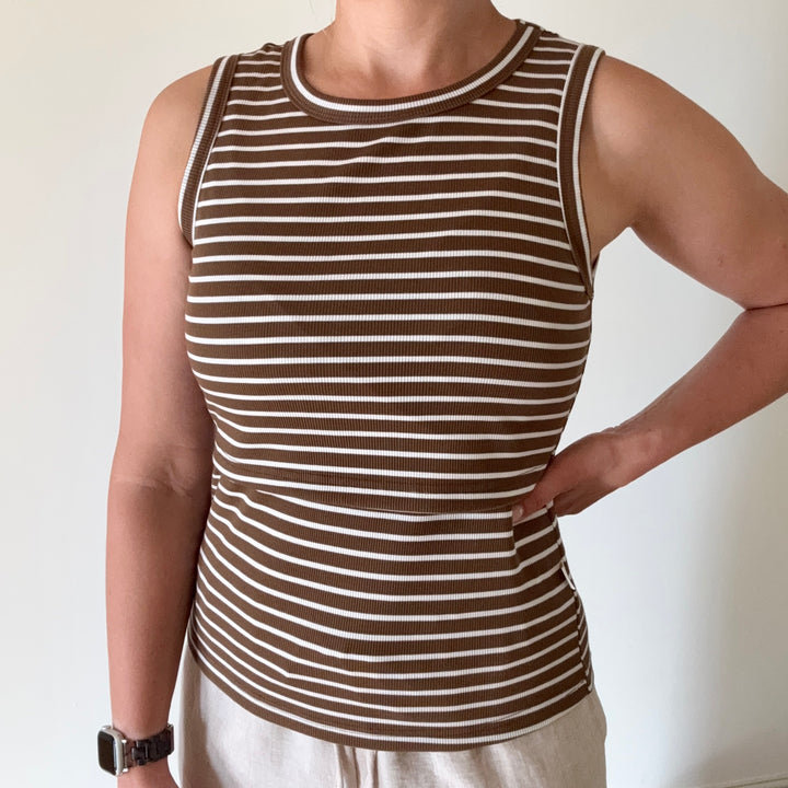 The Ivy Ribbed Nursing Vest