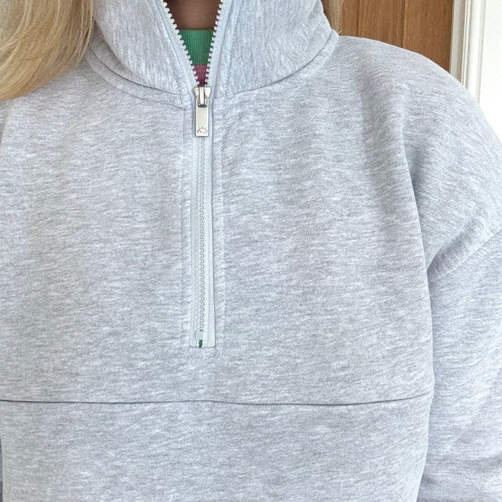 The Maeve Half Zip Nursing Sweatshirt