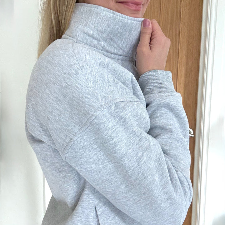 The Maeve Half Zip Nursing Sweatshirt