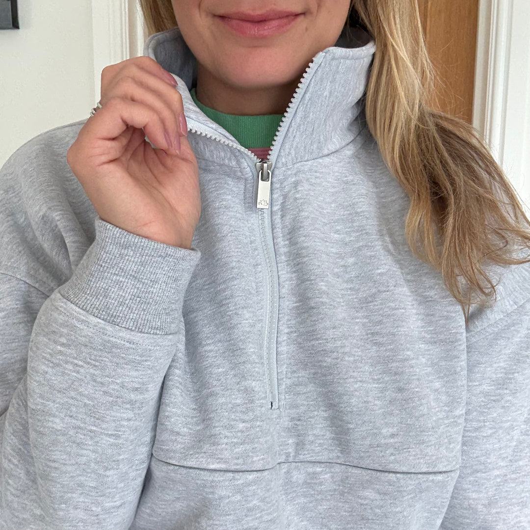 The Maeve Half Zip Nursing Sweatshirt