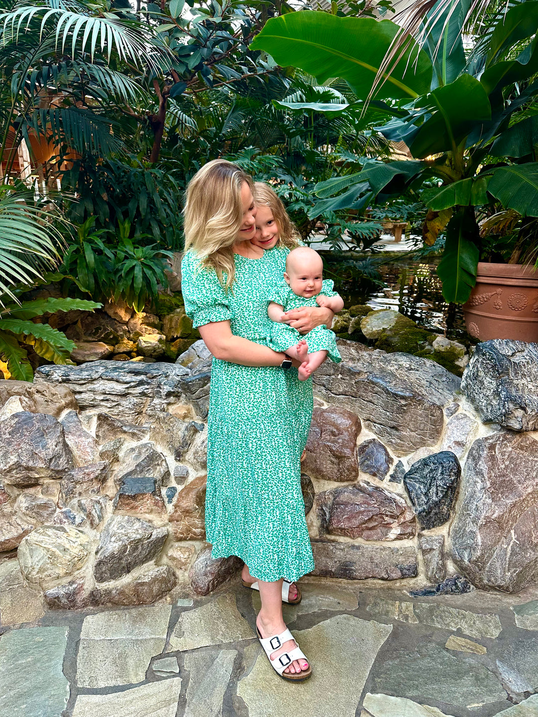 The Frankie Baby/Child Twinning Dress - Wild Ember