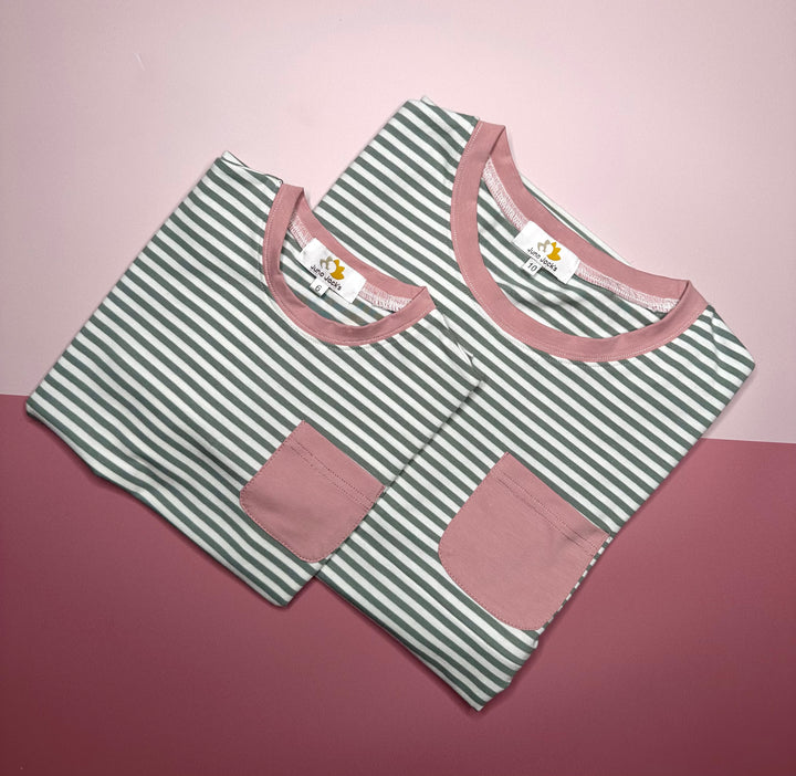 The Molly  - Contrast Baby/Child Twinning Tee