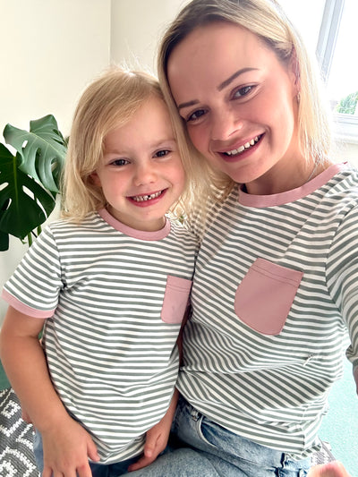 The Molly  - Contrast Baby/Child Twinning Tee