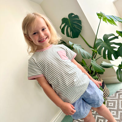 The Molly  - Contrast Baby/Child Twinning Tee