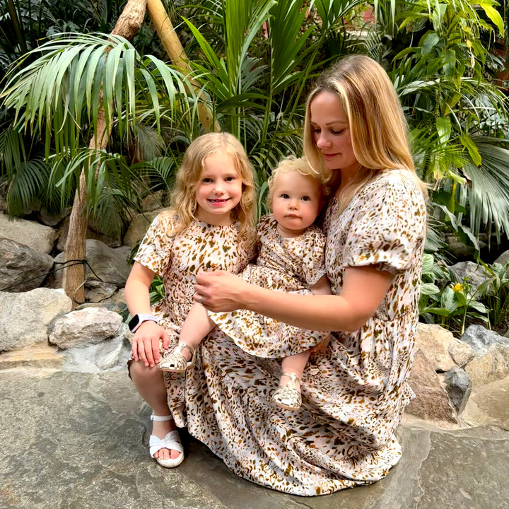 The Frankie Nursing Smock Dress - Wild Ember