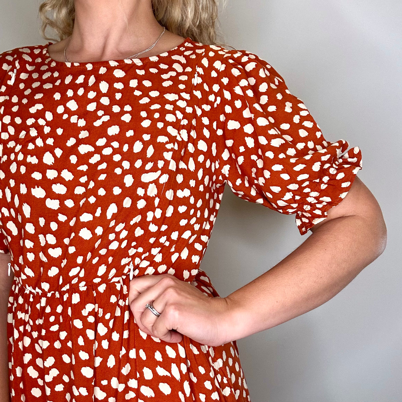 Nursing sales smock dress