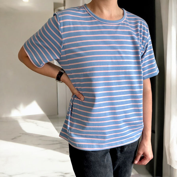 The Bonnie - Loose Fit Nursing Tee