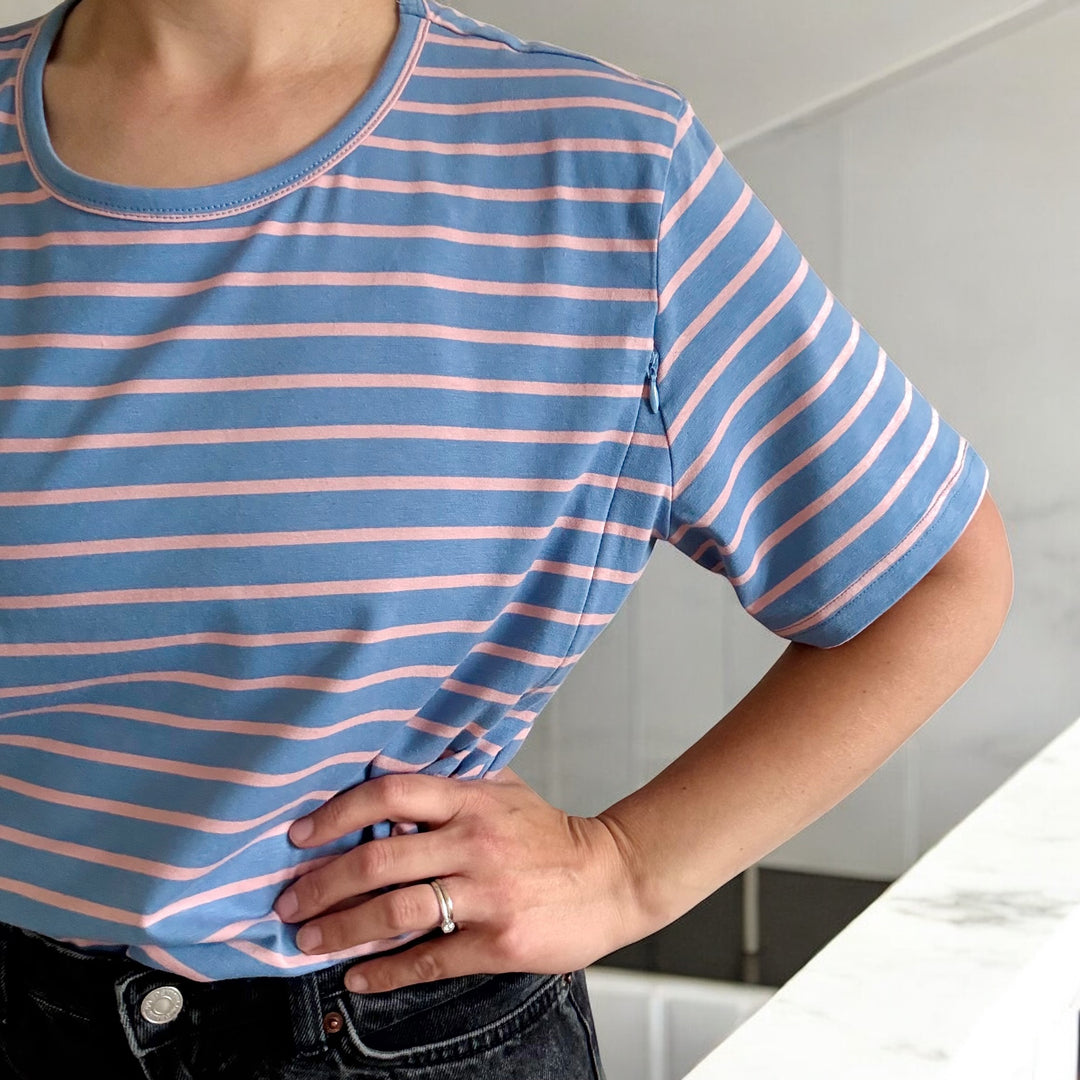 The Bonnie - Loose Fit Nursing Tee