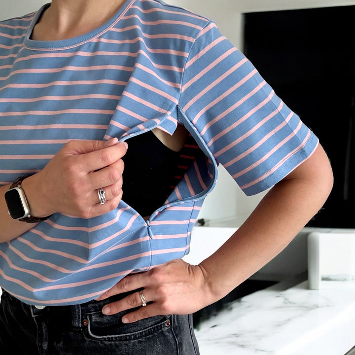 The Bonnie - Loose Fit Nursing Tee