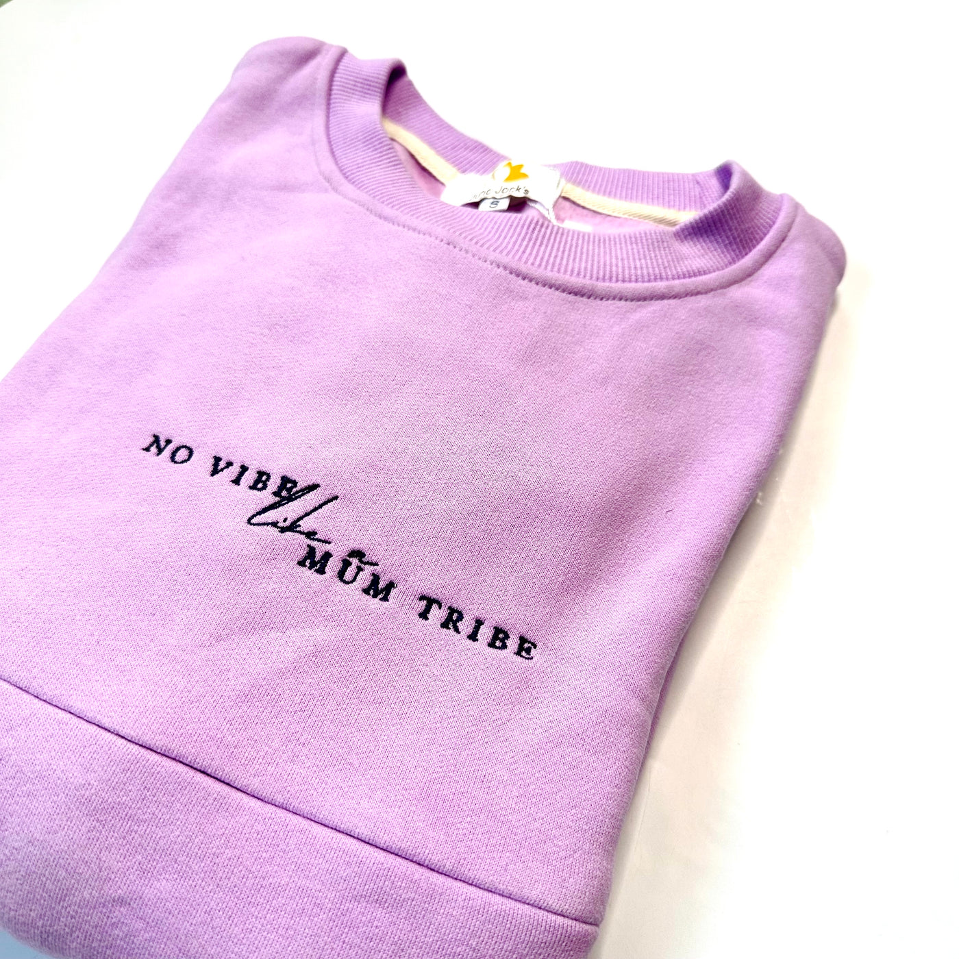 Ready Made - 'No Vibe Like a Mum Tribe' Nursing Sweatshirt Size S (6/8)