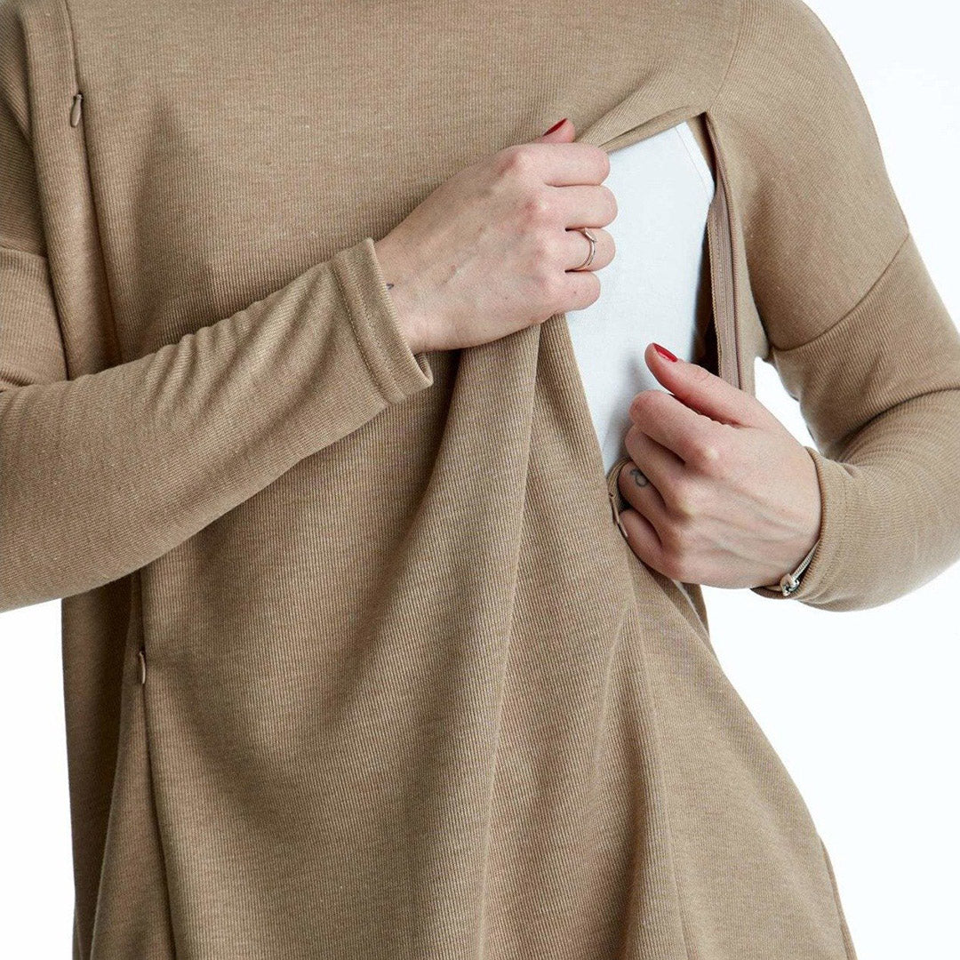 The Sally Soft Knit Breastfeeding Jumper