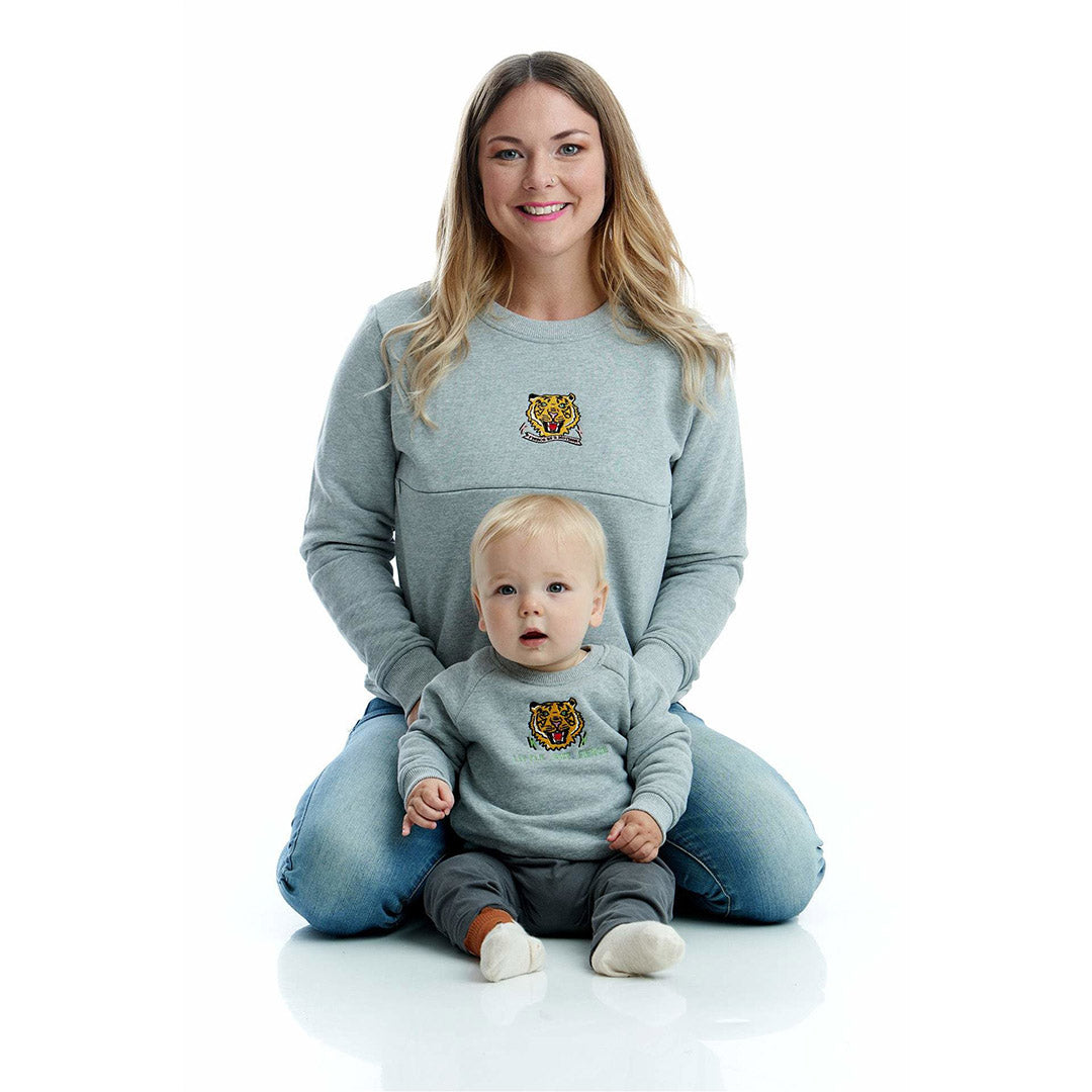 'Little But Fierce' Baby/Child Embroidered Sweatshirt
