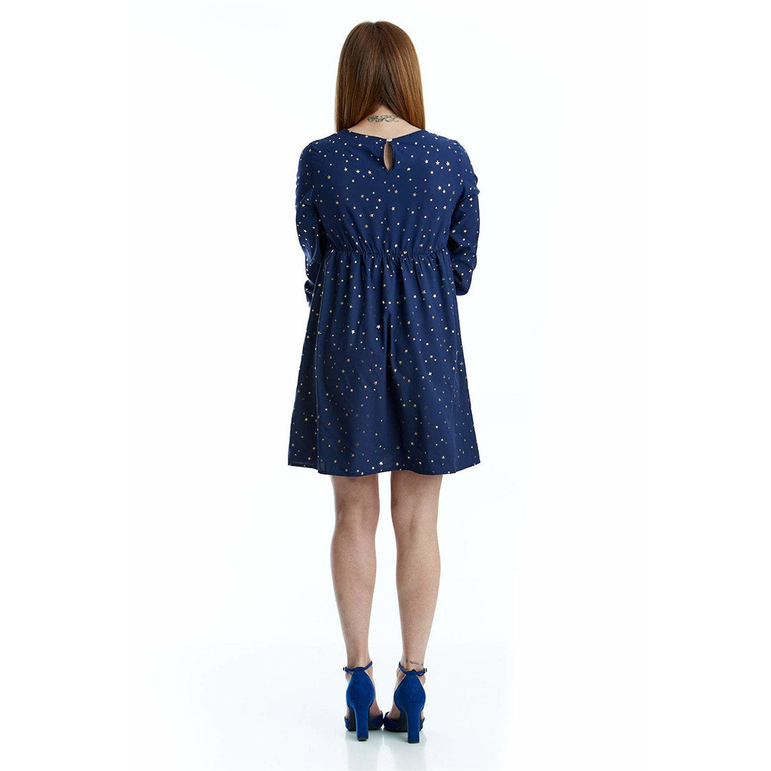 Breastfeeding-Friendly Dress | Christmas Star Skater Style Juno Jack's Limited Breastfeeding-Friendly Dress | Christmas Star Skater Style Juno Jack's Limited
