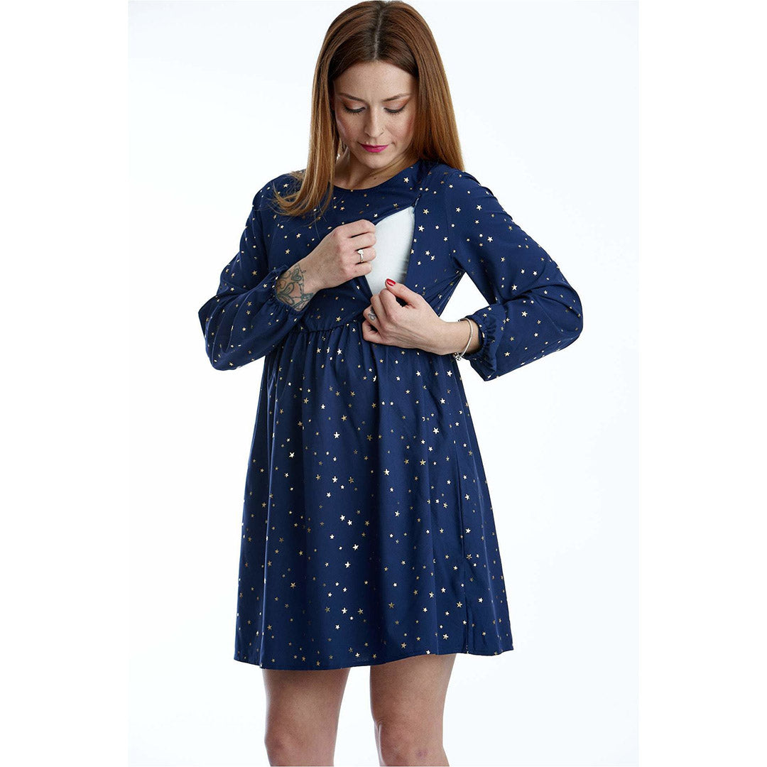 christmas dress breastfeeding Christmas Breastfeeding Skater Dress