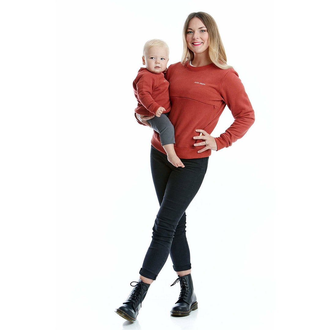 'Juno Jack's' Side Embellished Nursing Sweatshirt