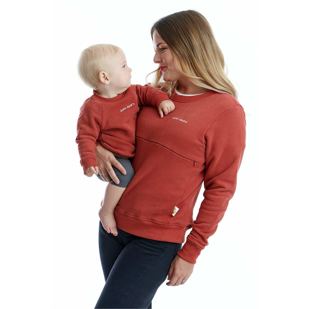 'Juno Jack's' Side Embellished Nursing Sweatshirt