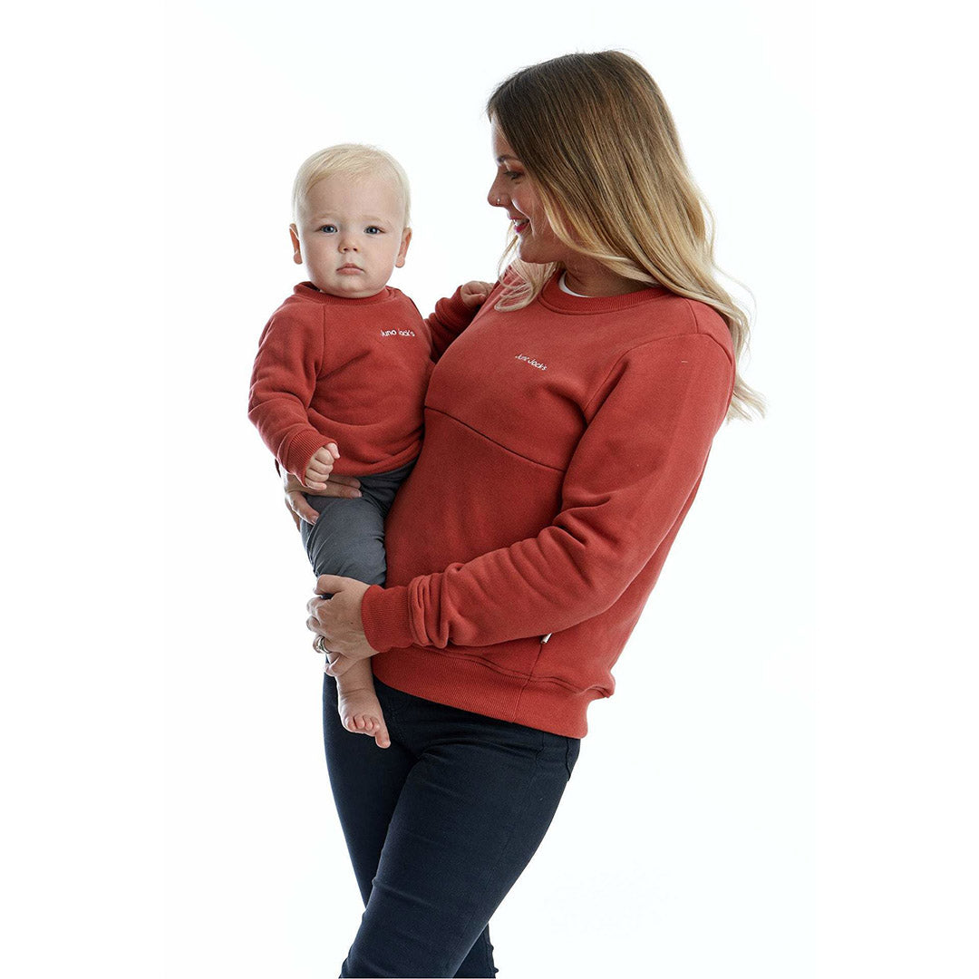 'Juno Jack's' Side Embellished Nursing Sweatshirt