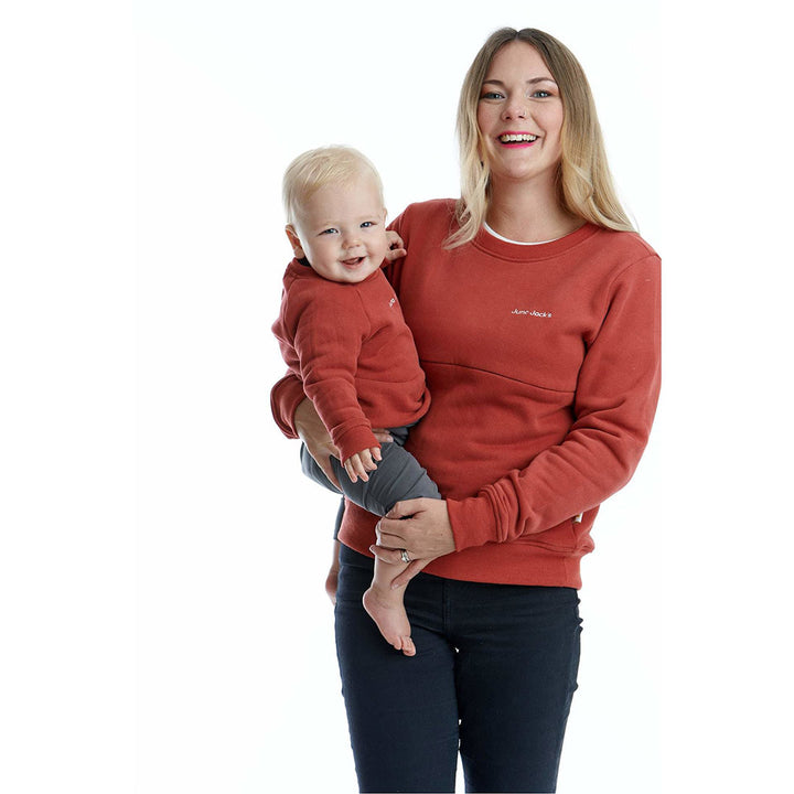 'Juno Jack's' Side Embellished Nursing Sweatshirt