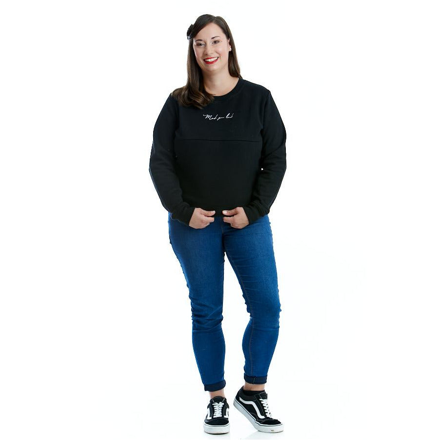 'Made You Look' Nursing Sweatshirt
